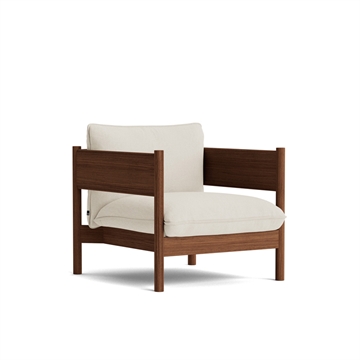 HAY Arbour Club Fåtölj - Upholstery Vidar 1511/Oiled Walnut